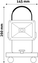 Avide LED Flood Light Rechargeable 10W NW 4000K - Image 2
