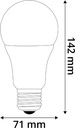 Avide LED Globe A70 16W E27 NW 4000K - Image 2