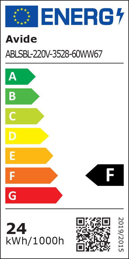 Avide LED Strip Blister 220V 4,8W SMD3528 60LED 2700K IP67 5m - Image 2