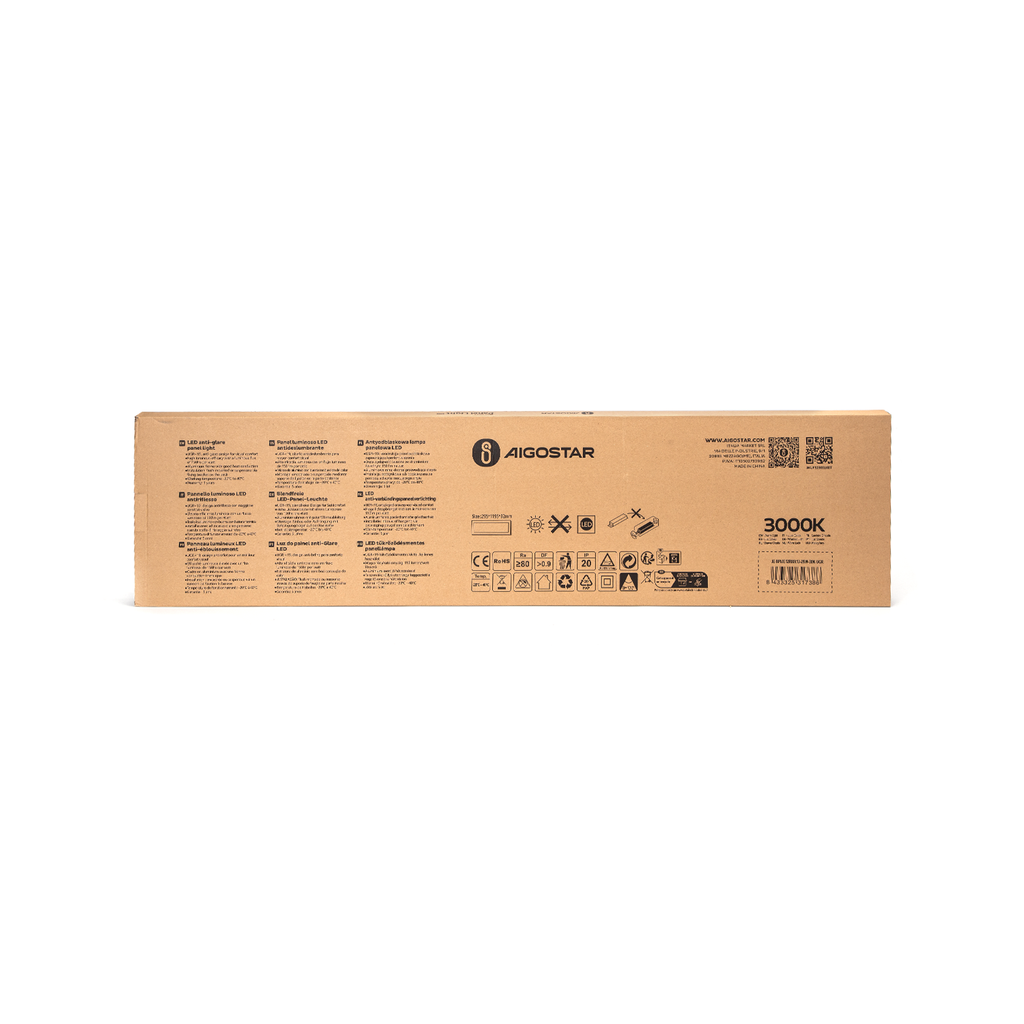 Backlit LED panel 120X30 3000K 28W UGR19 830 - Image 4