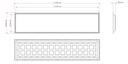 Backlit LED panel 120X30 3000K Flicker-free driver UGR19 IP41 - Image 3