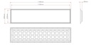 Backlit LED panel 120X30 4000K Flicker-free driver UGR19 IP41 - Image 3