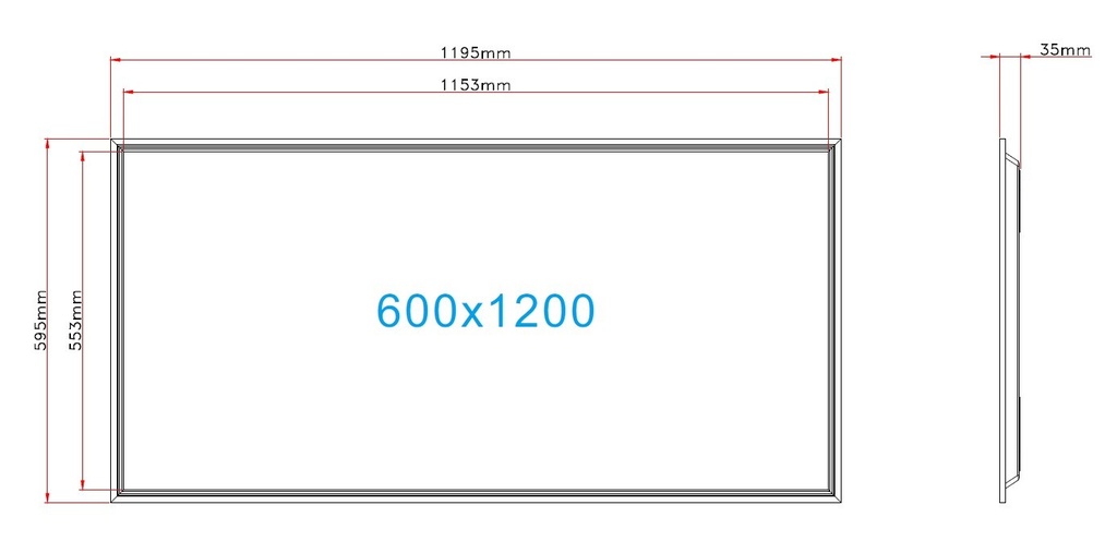 Backlit LED Panel 120X60 CCT 3000-6000K (WiFi) - Image 5