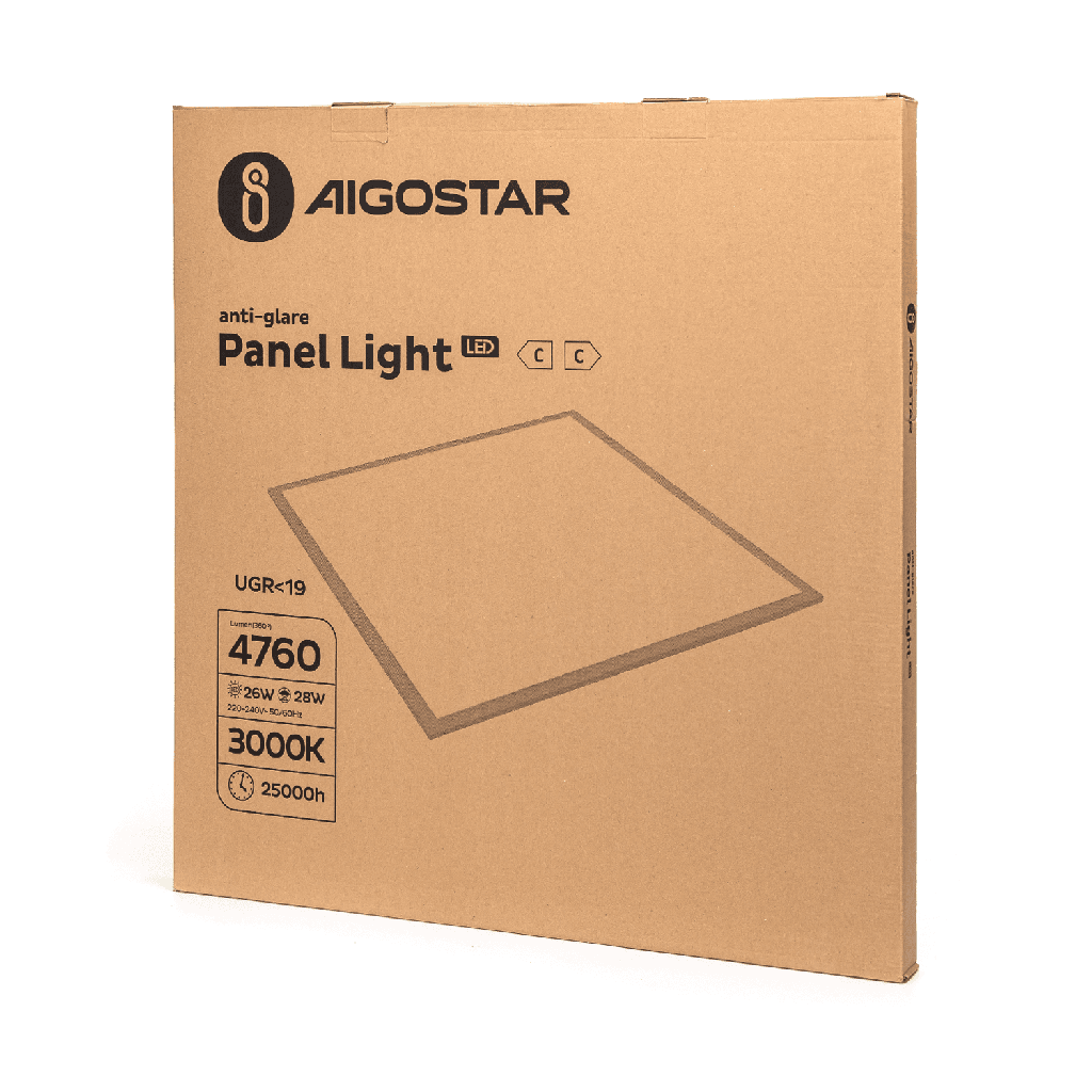 Backlit LED panel 60X60 3000K 28W UGR19 830 - Image 4