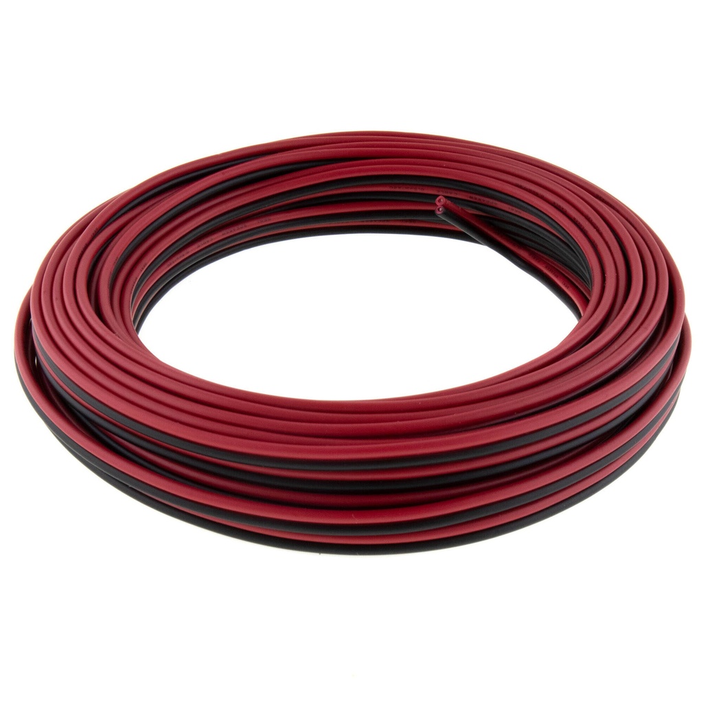Black and red cable 0.75mm² 10m - Image 2