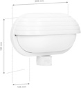 Bulkhead lamp Froda E27  IP44 PIR - Image 4
