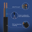 cable 0,75 x 2 Black - Image 2