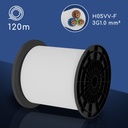 Cable 3 x 0,75 mm² white H05VV-F 3G1.0 - Image 5