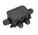 Cable connection waterproof H junction box 2XM20 3xM16 IP68 - Image 2