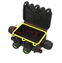 Cable connection waterproof H junction box 2XM20 3xM16 IP68 - Image 3