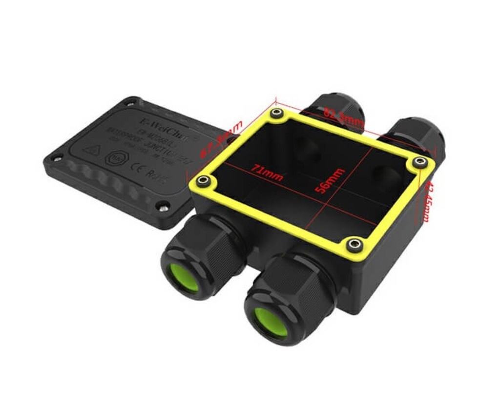 Cable connection waterproof H junction box 4XM25 IP68 - Image 4