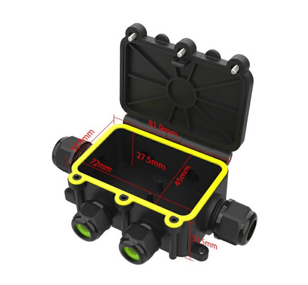 Cable connection waterproof T 4 junction box IP68 - Image 3