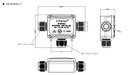Cable connection waterproof T junction box 3XM25 IP68 - Image 5