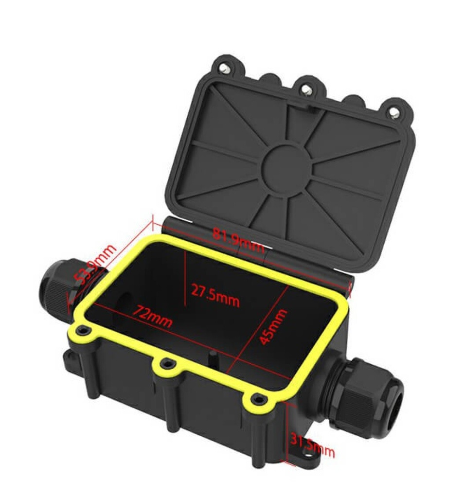 Cable connection waterproof T junction box IP68 - Image 3