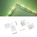 Corner Connector for RGB LED strip - 90 degrees - 10mm - Image 3