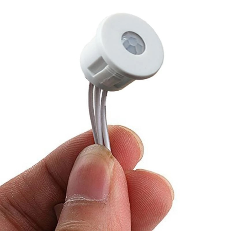 DC 12V Mini PIR motion detector White - Image 2
