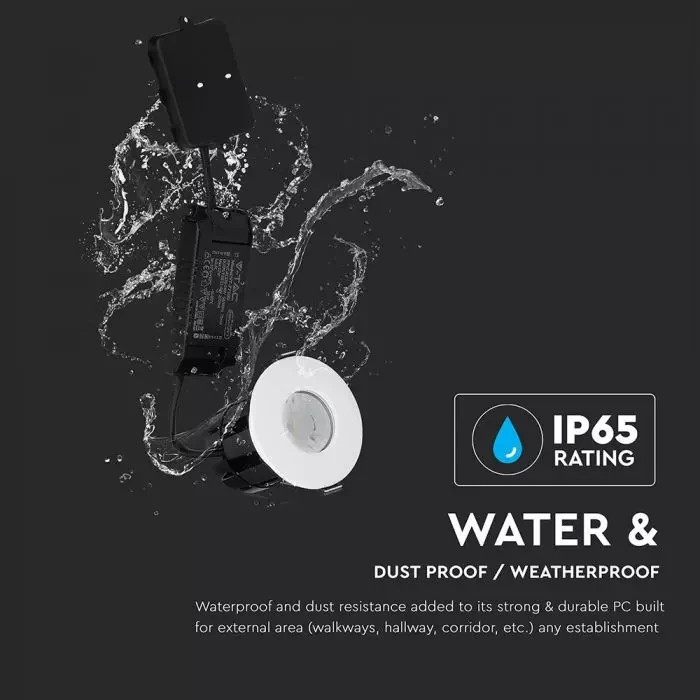 10W Smart fire rated downlight CCT(3IN1) IP65 - Image 10