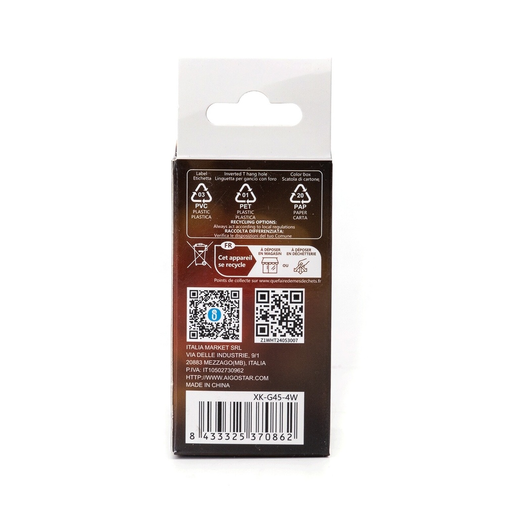 Dimmable filament LED 6500K G45 E27 4W 865 - Image 5