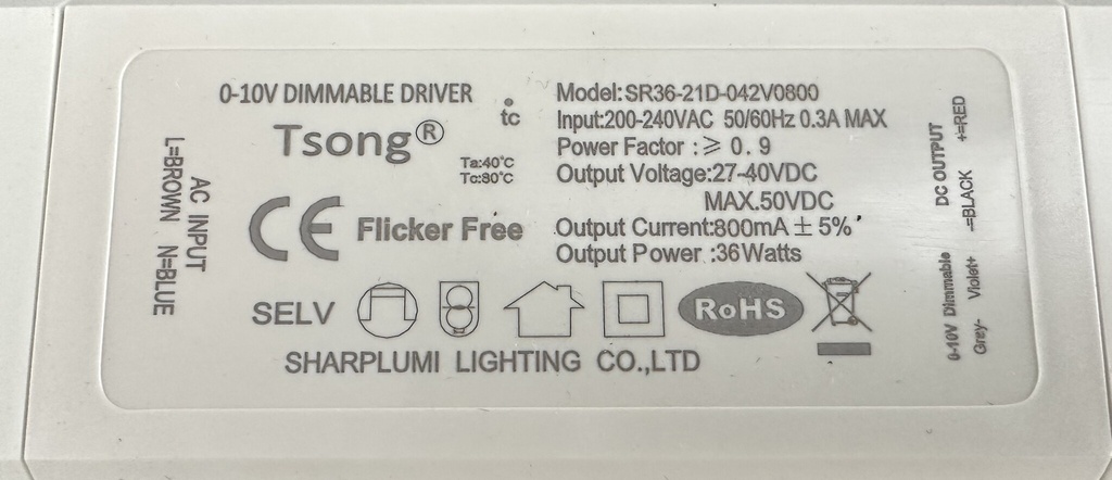 Dimmable LED Driver 0-10V 36W - Image 3