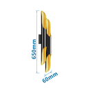 Double aluminum wall light E27 - Image 2
