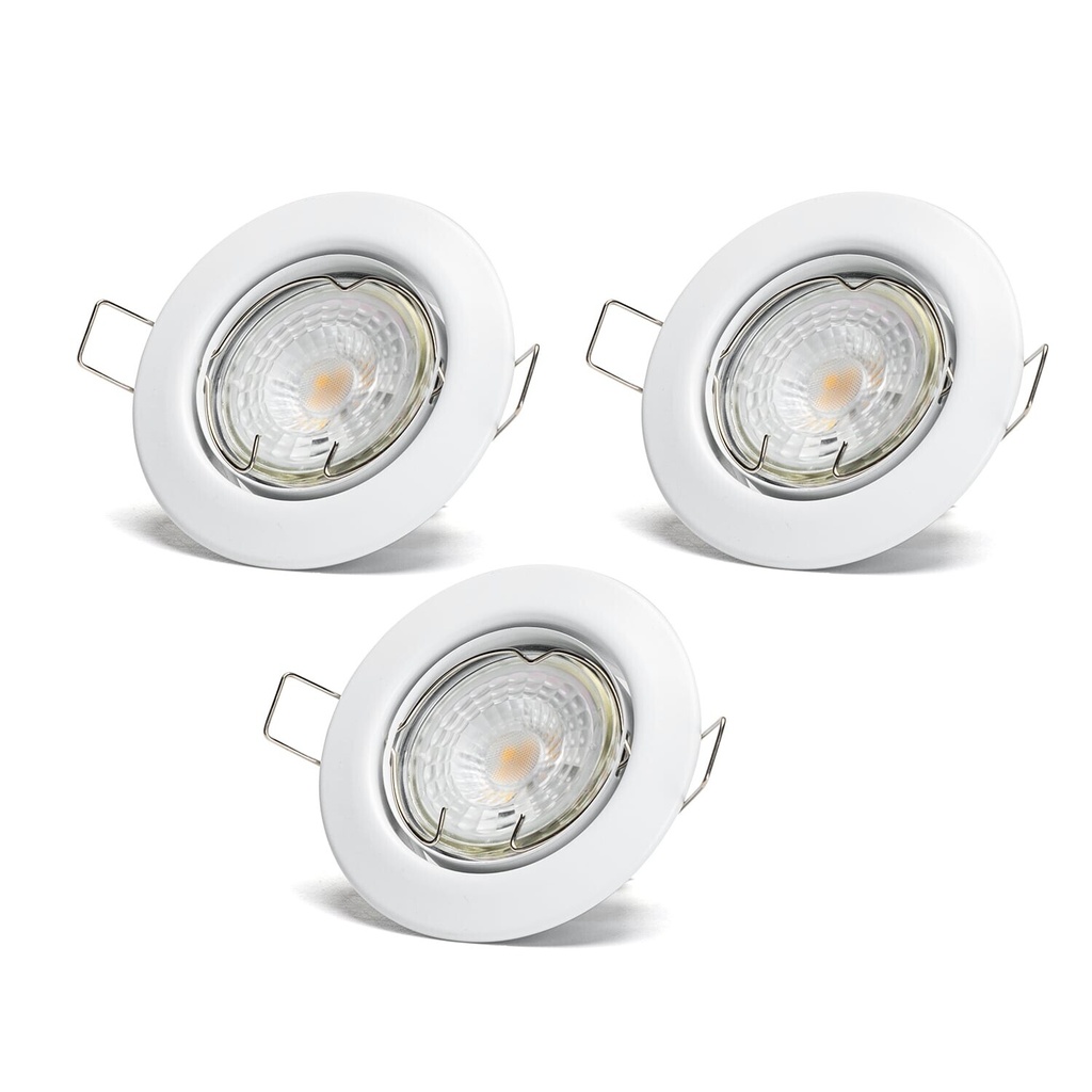 Downlight spot with GU10 lamp 4.5W 3000K 3 pack - Image 5