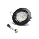 Downlight spot with GU10 lamp 4.5W 3000K black 3 pack - Image 2