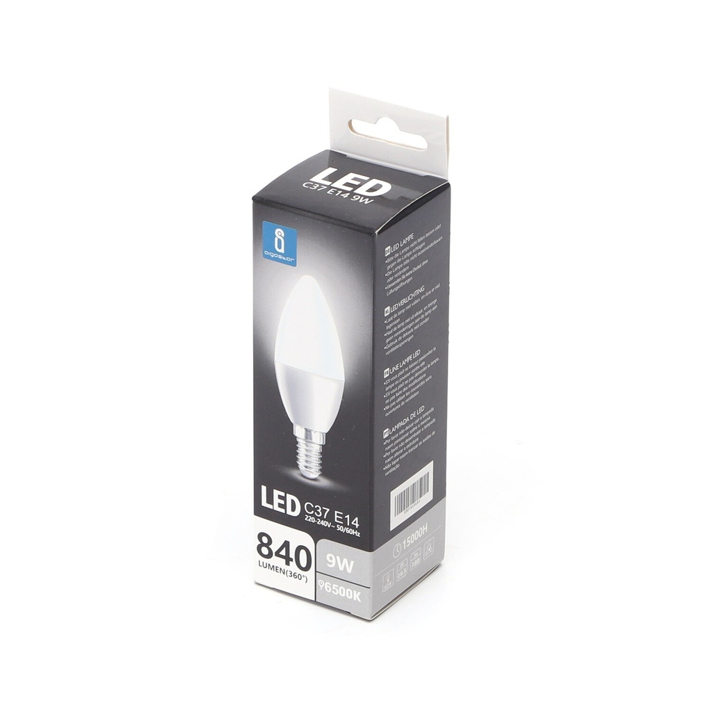 E14 LED C37 6500K 9W - Image 2