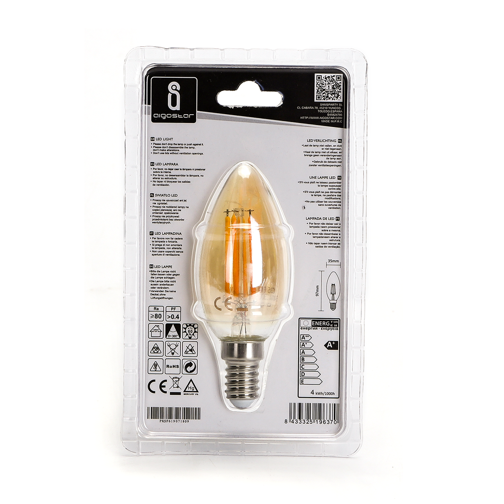 E14  Retro lamp 4W LED, 2200K - Image 8