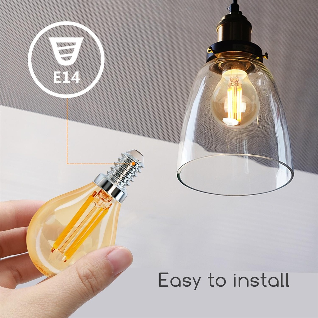 E14  Retro lamp 4W LED, 2200K - Image 5