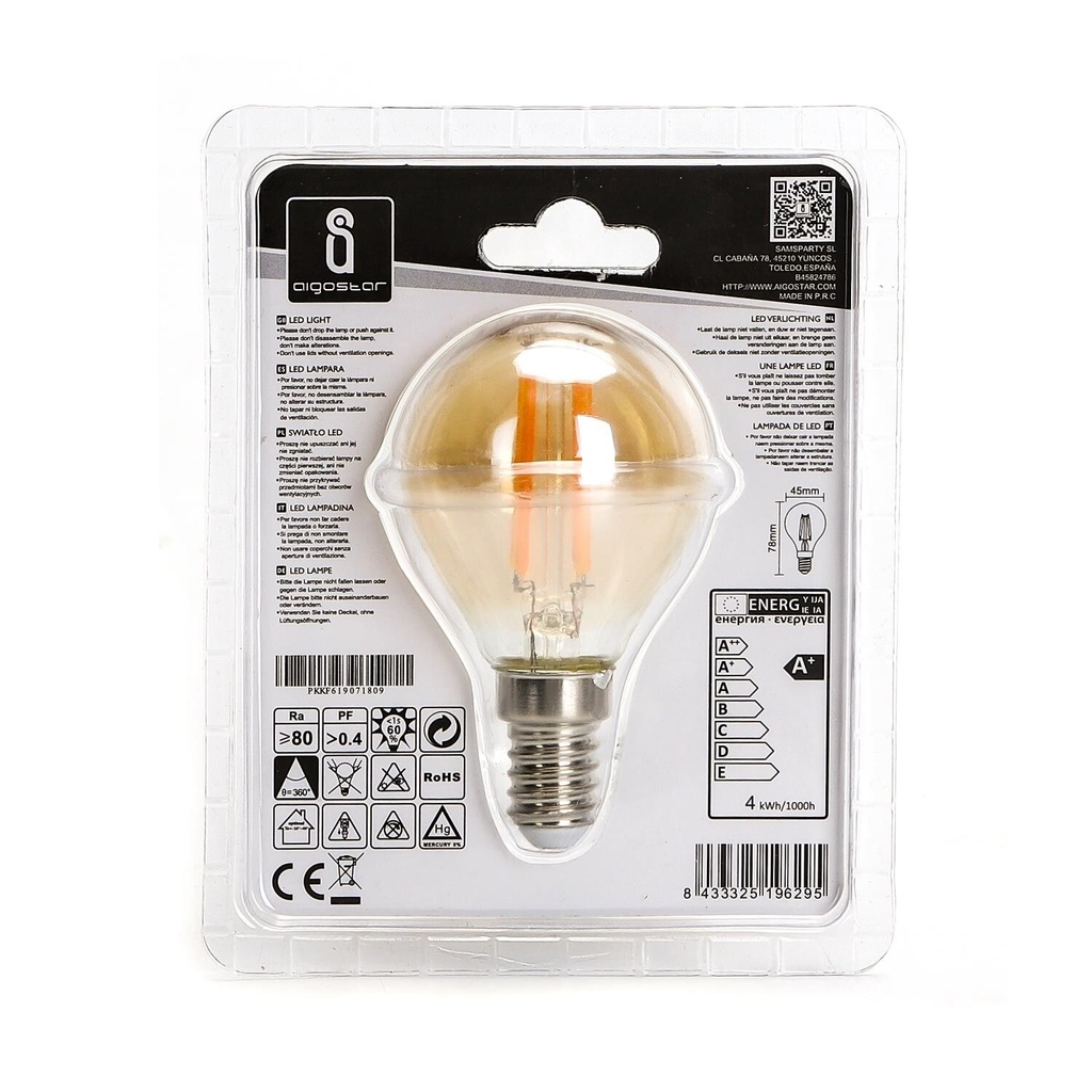 E14  Retro lamp 4W LED, 2200K - Image 8