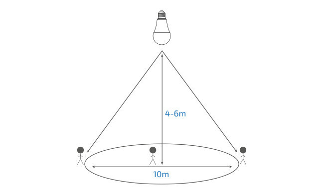 E27 11W 3000K with micro sensor - Image 2