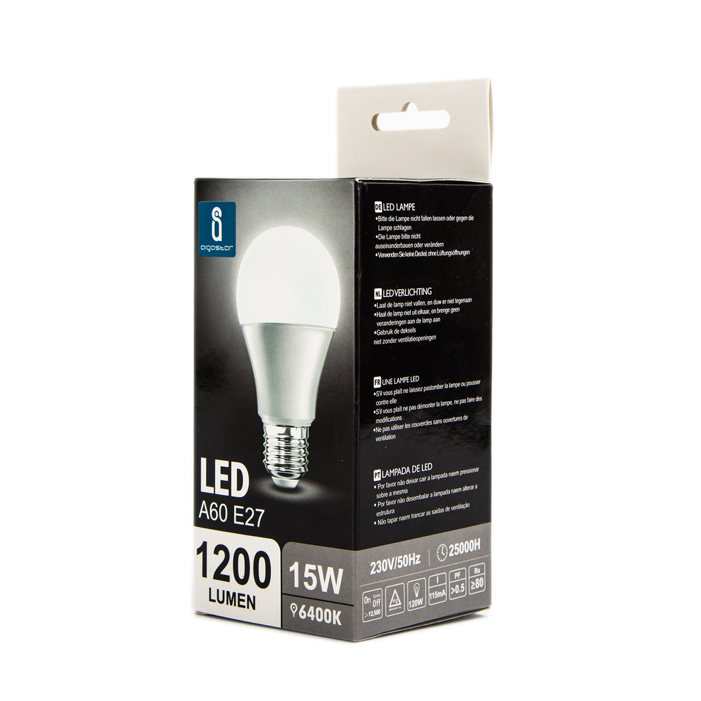 E27 15W 1200lm 6400K - Image 2