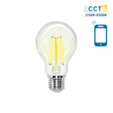 E27 5W 6W FILAMENT A60 CCT WIFI + Bluetooth - Image 2