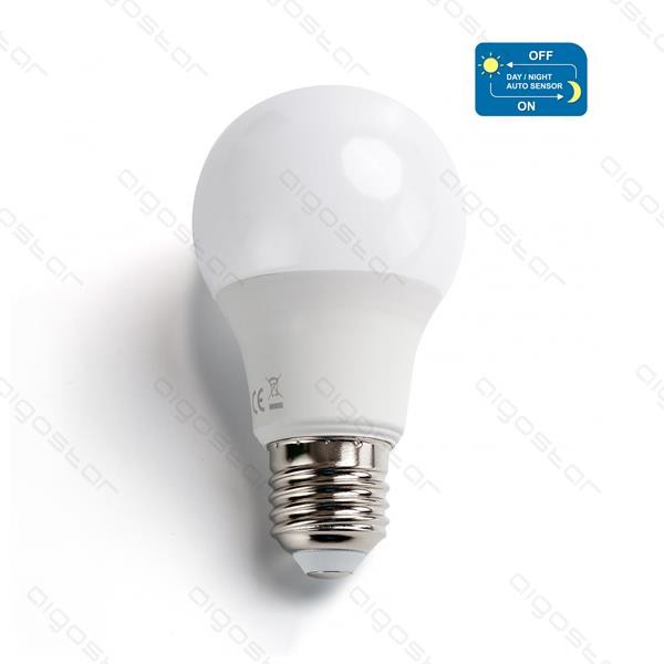 E27 8W Day/night sensor 3000K 620lm - Image 2