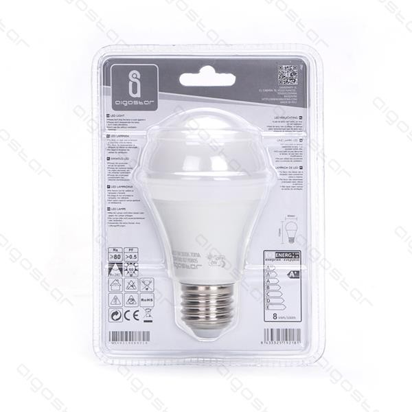 E27 8W Day/night sensor 3000K 620lm - Image 5