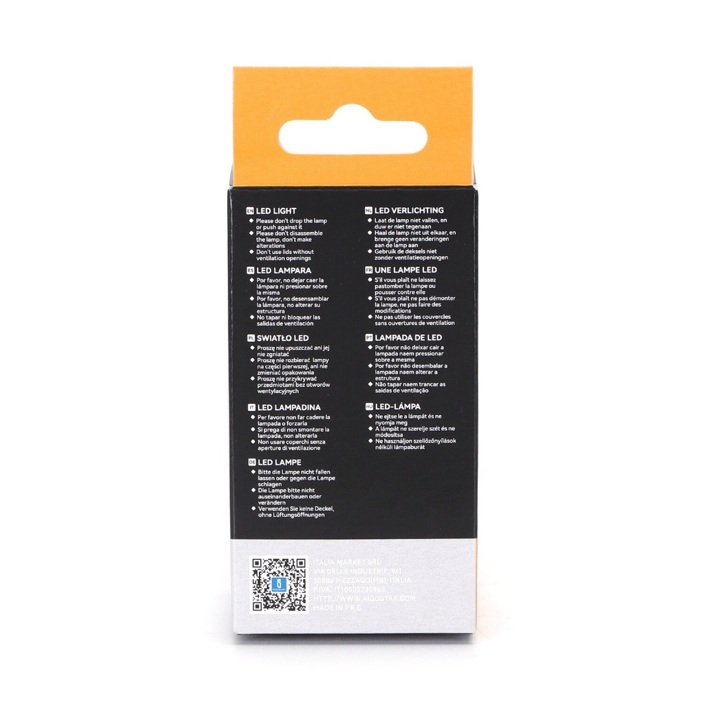 E27 LED filament lamp A60 8W 2700K - Image 3