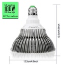 E27 plant lamp 100W Full spectrum - Image 4