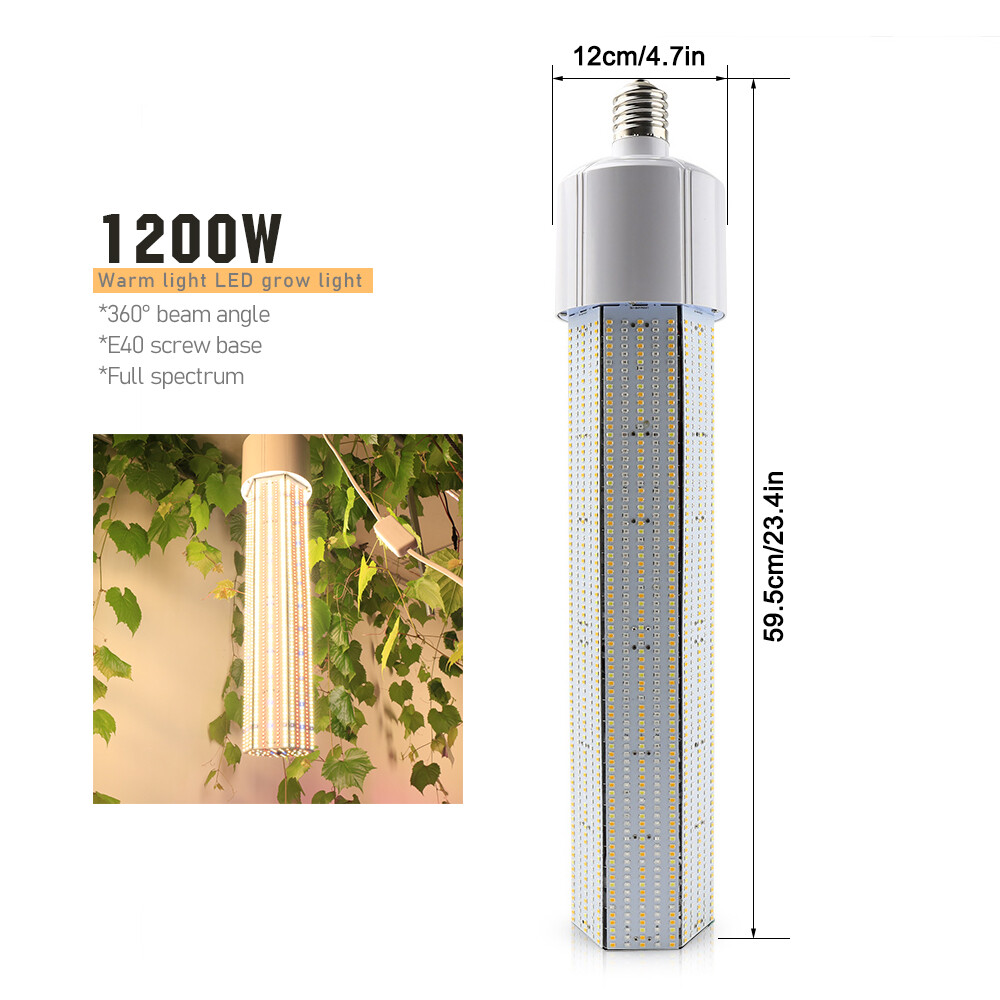 E40 plant lamp 1200W Full spectrum - Image 4