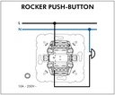 Efapel Rocker Push-button MEC 21 - Image 3