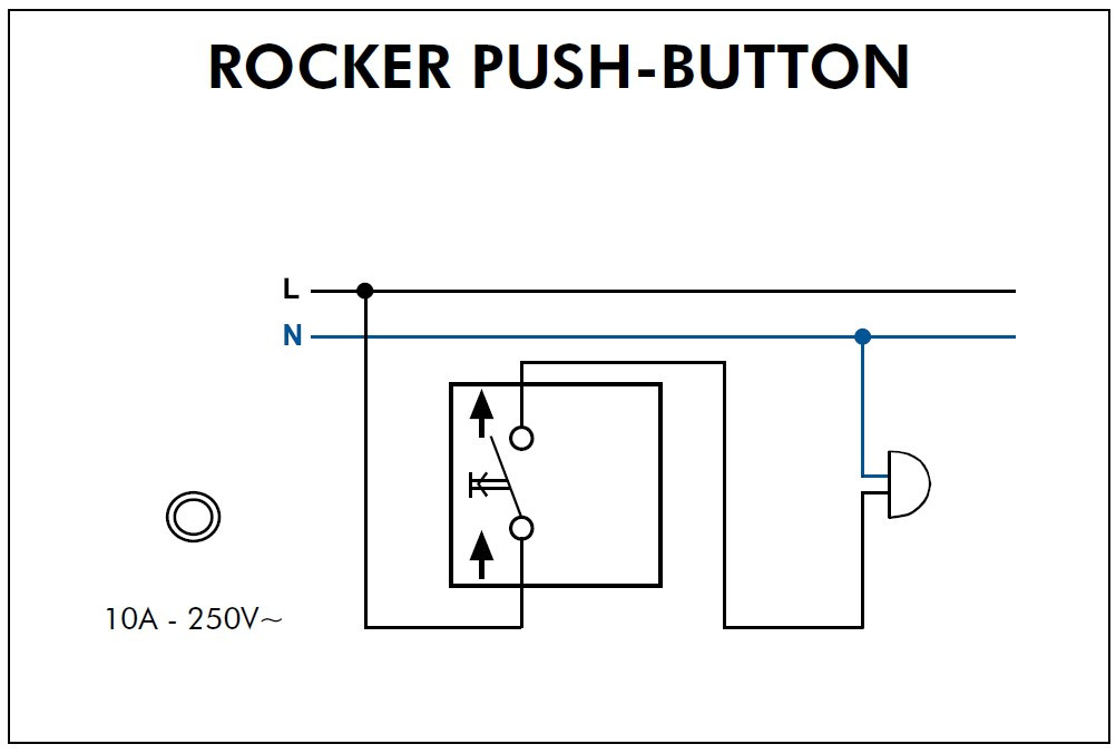 Efapel Rocker Push-button switch - Image 3