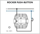 Efapel Rocker Push-button White IP65 IK07 - Image 4