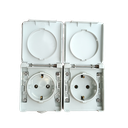Efapel Wall socket 2-way IP65 IK07 Grounded White - Image 2
