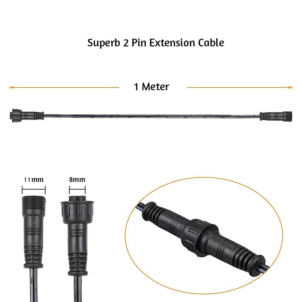 Extension cable for decklight 1m - Image 3