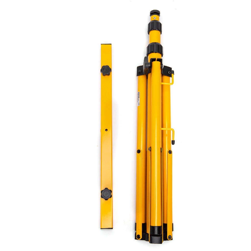Folding Light Stand Three Legged Telescopic Tripod Support 60-160cm - Image 2