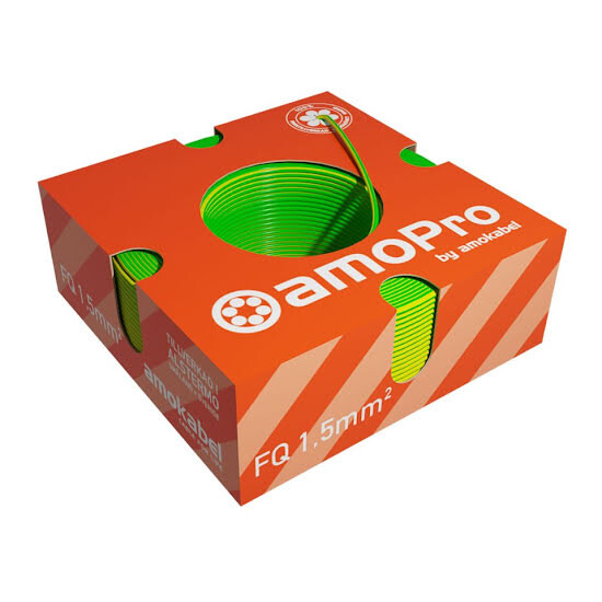 FQ amoPro amoBox 100m installation cable Green/yellow - Image 2
