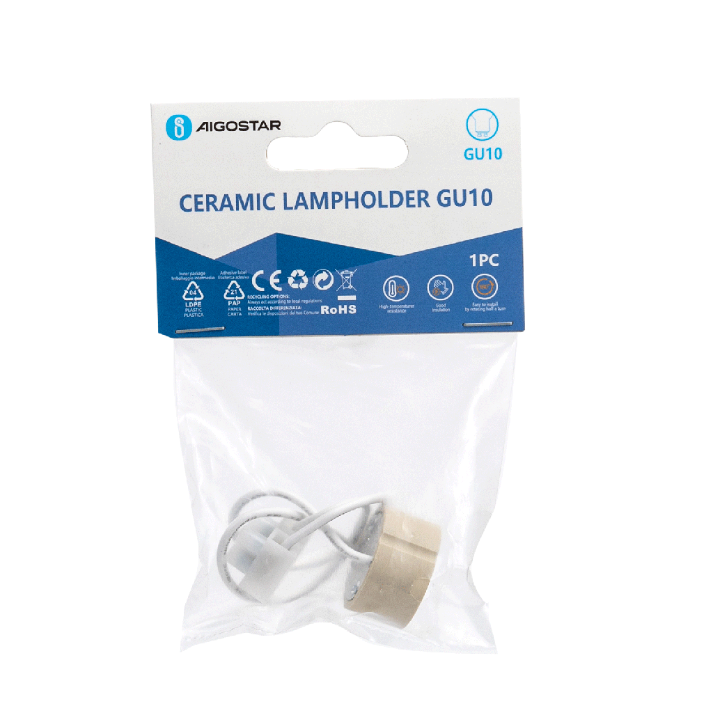 GU10 Socket Ceramic - Image 3