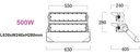 High Power Stadium Light - 1000W 170lm/W - Image 4