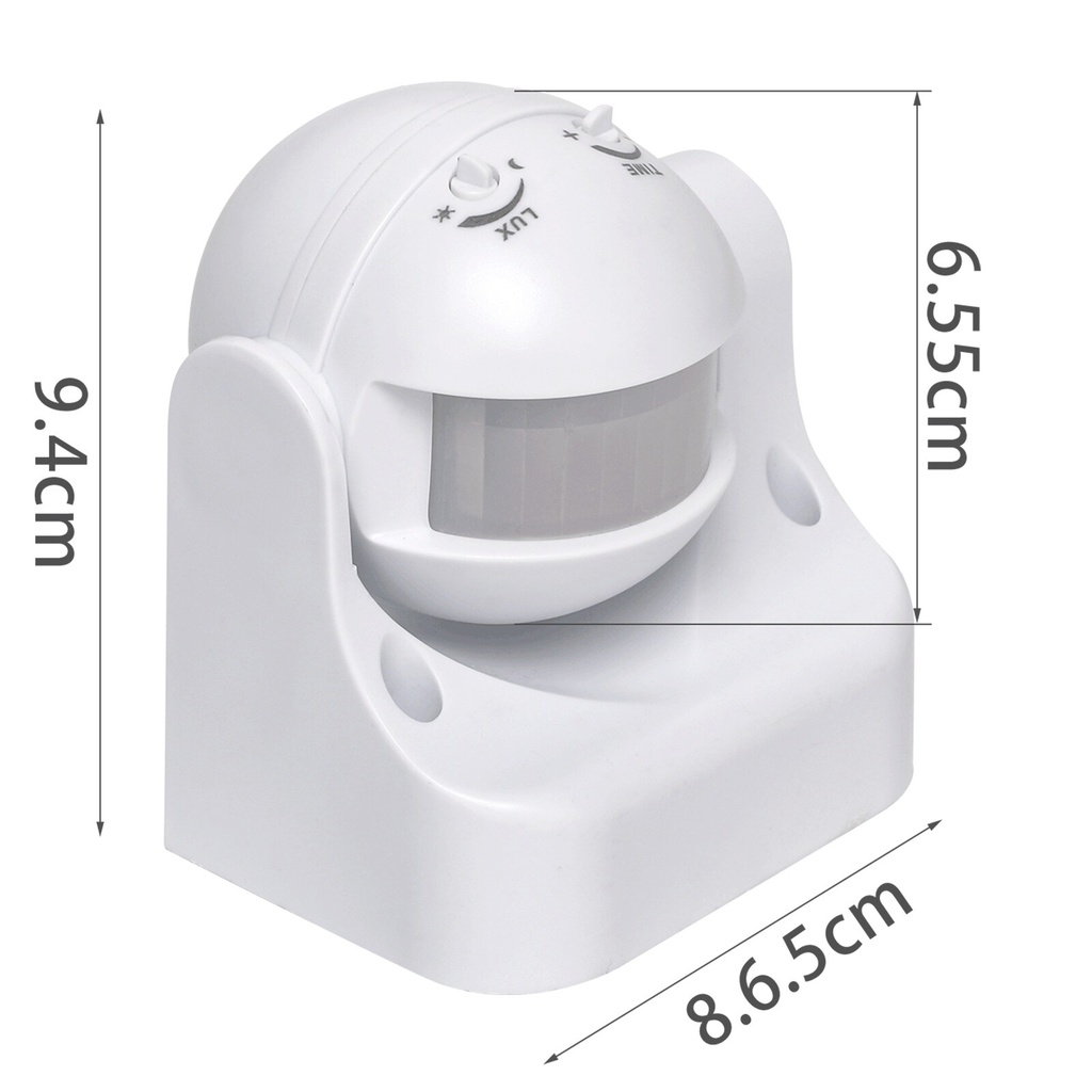 Infrared Motion Sensor Wall-mounted White - Image 5