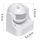 Infrared Motion Sensor Wall-mounted White - Image 5