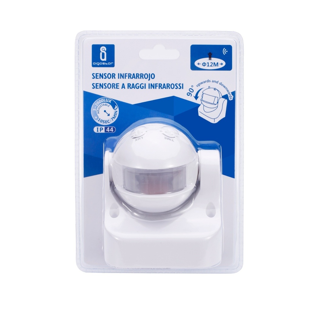 Infrared Motion Sensor Wall-mounted White - Image 6